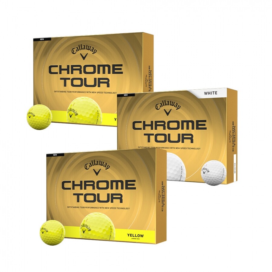 [한국캘러웨이정품] 26년 크롬 투어 골프공 (12구 4피스) GF 3개 세트 GF