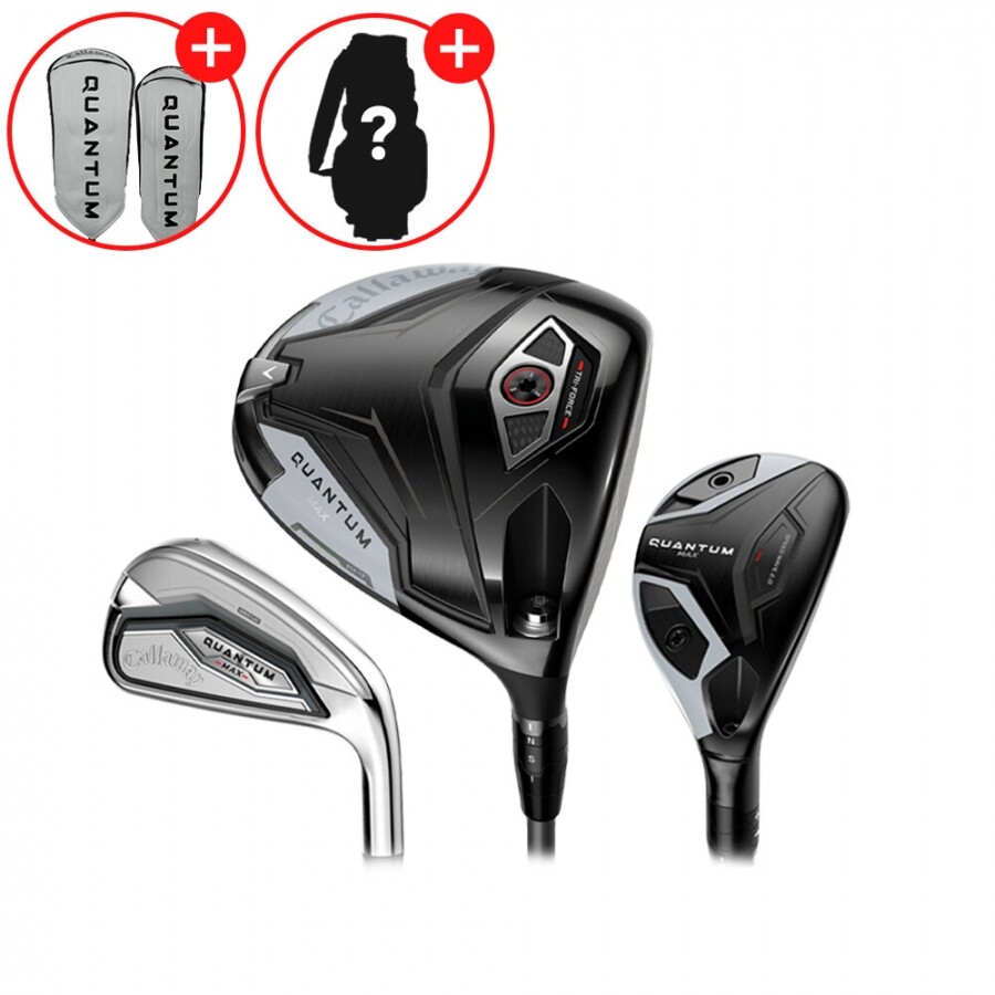 ★설맞이특가★[한국캘러웨이정품] 캘러웨이 퀀텀 맥스(QUANTUM MAX) 남성용 조합풀세트 (D+U+I) GF