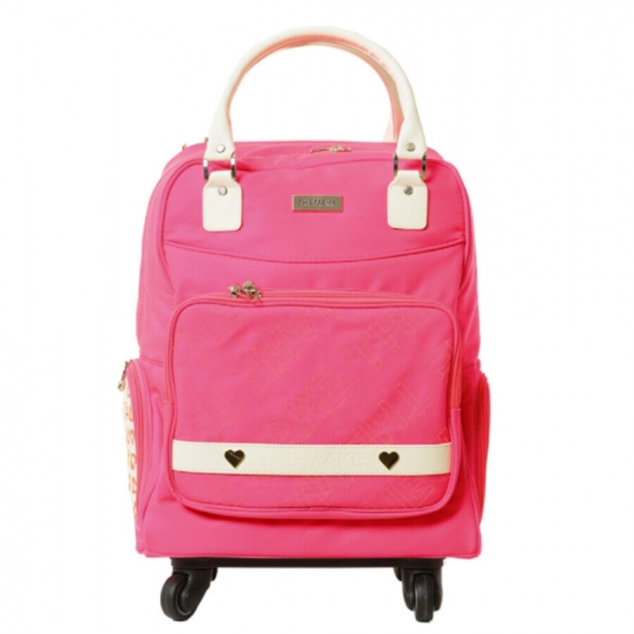 (리퍼브 색바램)더메이크 네온 여성용 보스턴백 (핑크) GF