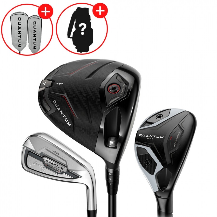 ★설맞이특가★[한국캘러웨이정품] 캘러웨이 퀀텀 트리플다이아몬드(QUANTUM TD) 남성용 조합풀세트 (D+U+I) GF