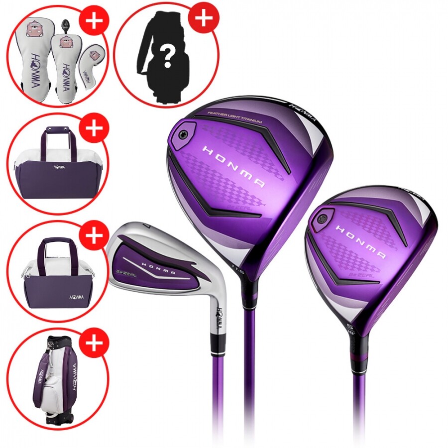 ★설맞이특가★[혼마골프 정품] 혼마 비즐4 BeZEAL4 여성용 조합풀세트(D+W+I) GF