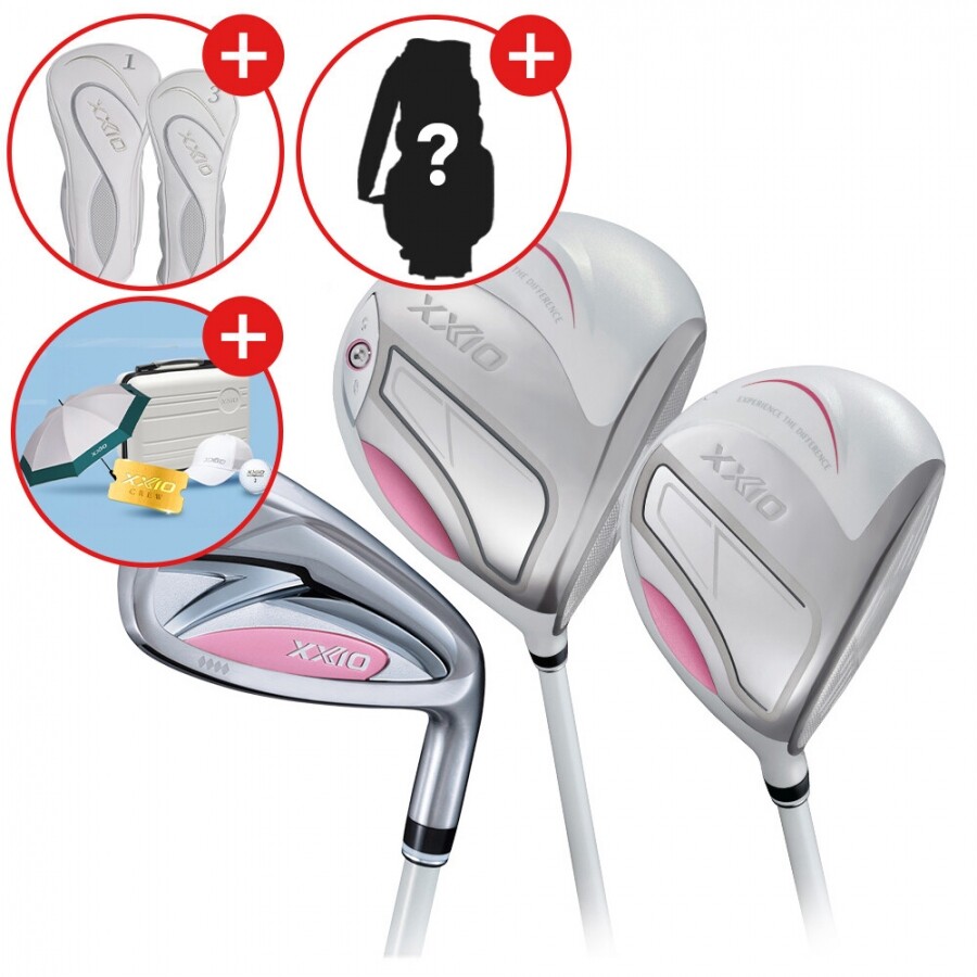 ★설맞이특가★[던롭스포츠 코리아] 젝시오14 여성용 화이트 풀세트 (D+W+IR) GF