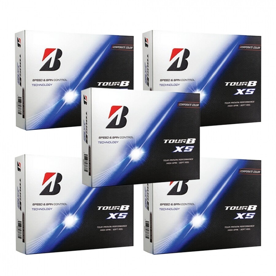 [석교상사 정품] 브릿지스톤 26년 TOUR B XS 코퍼레이트 에디션(CORPORATE EDITION) 골프공 화이트 5개 세트 GF