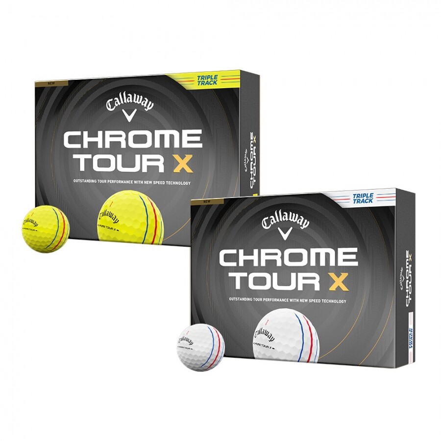 [한국캘러웨이정품] 26년 크롬 투어 X 트리플트랙 골프공 (12구 4피스) 2개 세트 GF