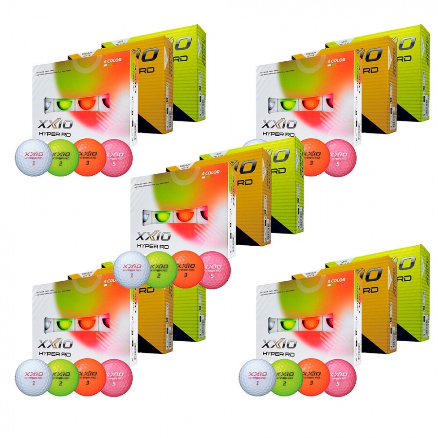 [던롭코리아정품] 2026 XXIO HYPER RD 골프공 3피스 5개 세트 GF