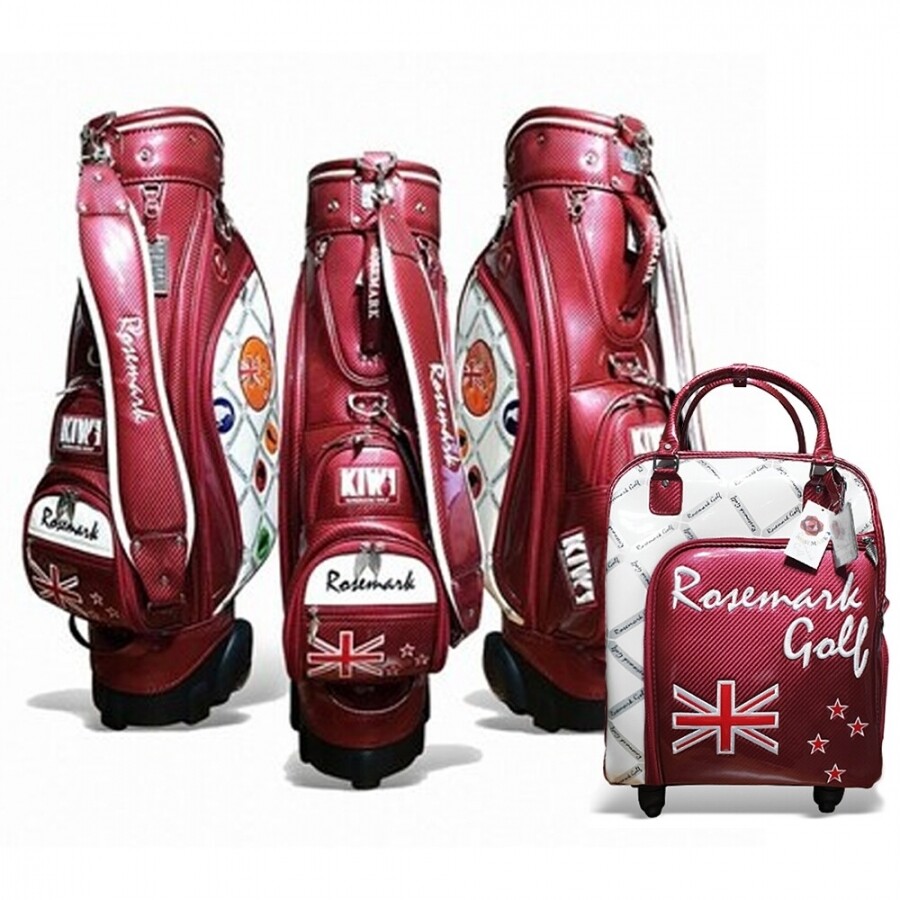 (리퍼브) 로즈마크 키위 캐디백세트 버건디 GF