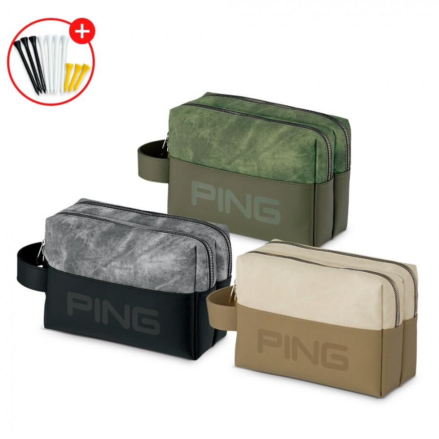 증정[삼양인터내셔날 정품] 핑 2026 용품 2단 파우치 T2 GF