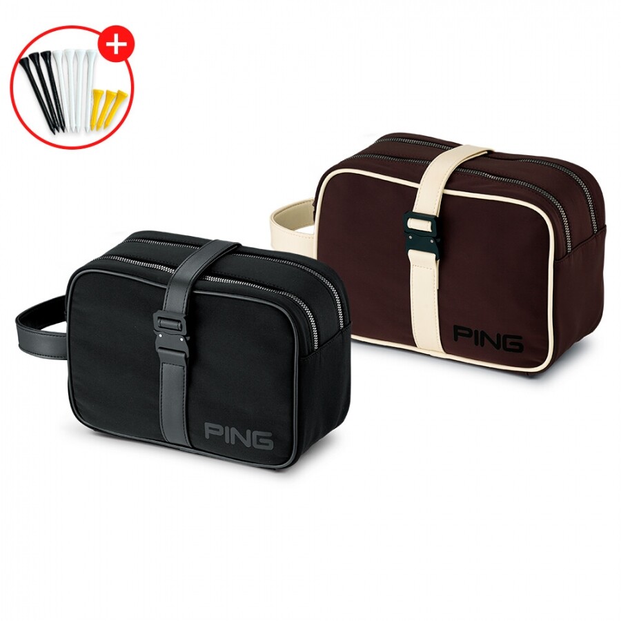 증정[삼양인터내셔날 정품] 핑 2026 용품 2단 파우치 BX GF