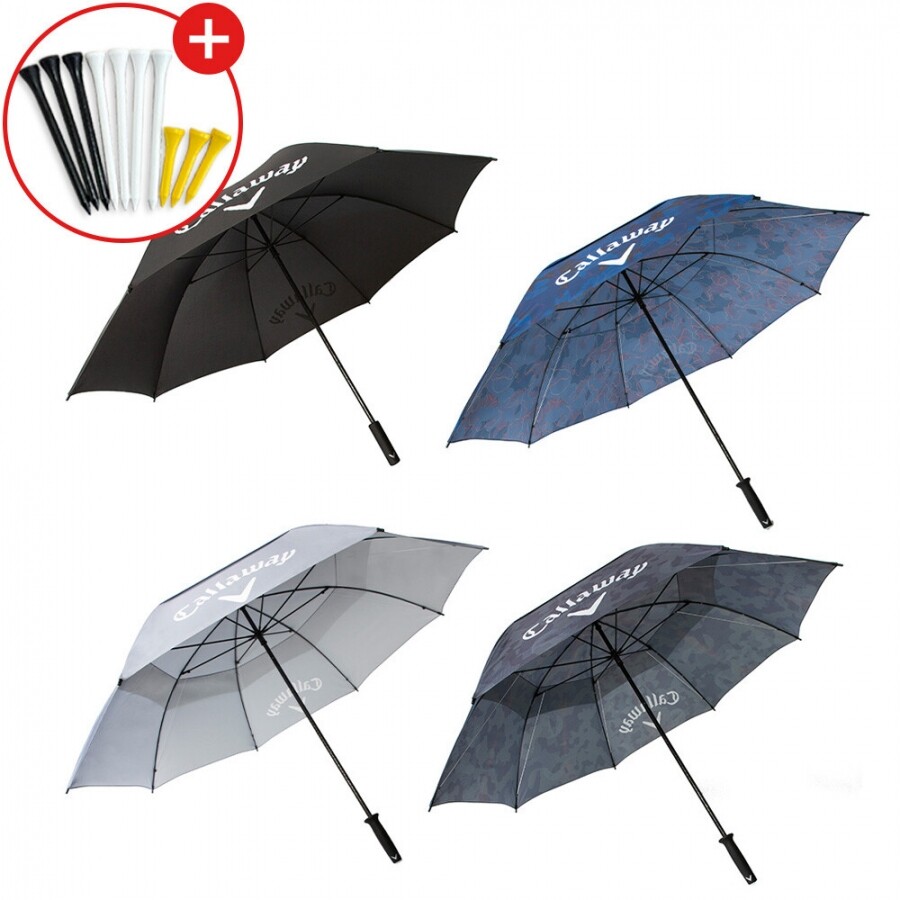 증정 한국캘러웨이골프 26년 캘러웨이 쉴드(Shield) 64인치 더블 캐노피 우산 GF
