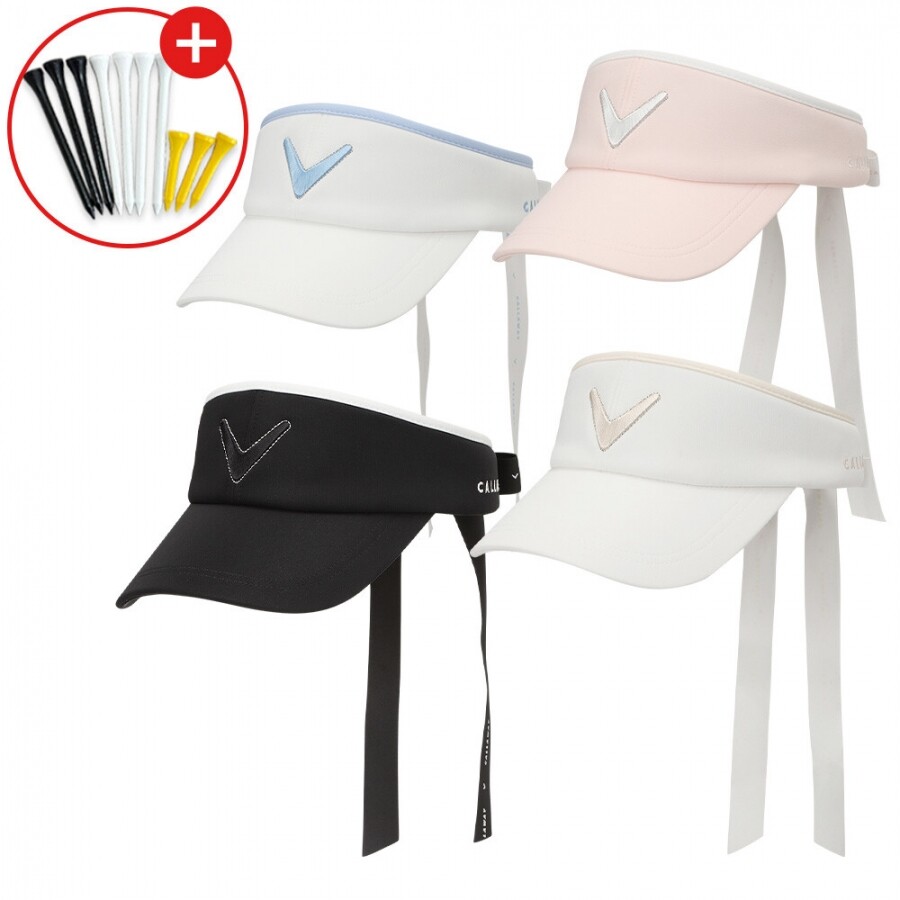 증정 한국캘러웨이골프 26년 캘러웨이 우먼스 달리아 (WMS DALIA) 여성용 바이저 골프모자 GF