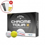 [한국캘러웨이정품] 26년 크롬 투어 X 360 트리플트랙 골프공 (12구 4피스) GF