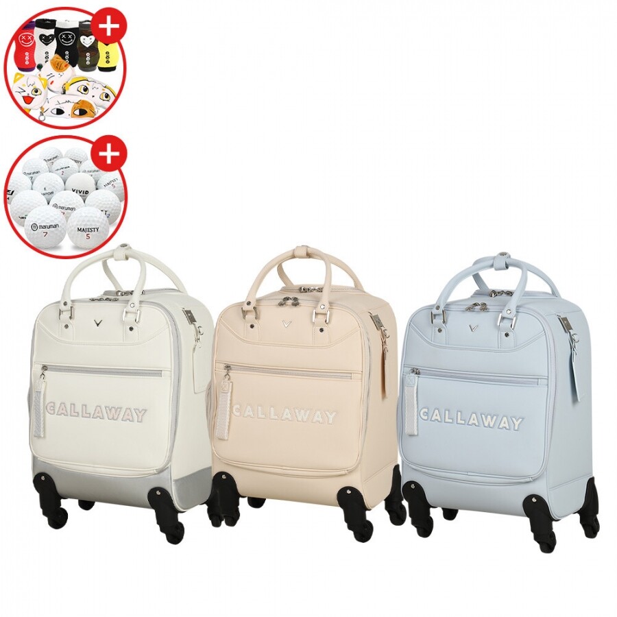 증정A [한국캘러웨이정품] 26년 캘러웨이 우먼스 블리스 2.0 (WMS BLISS 2.0) 바퀴형 보스턴백 GF