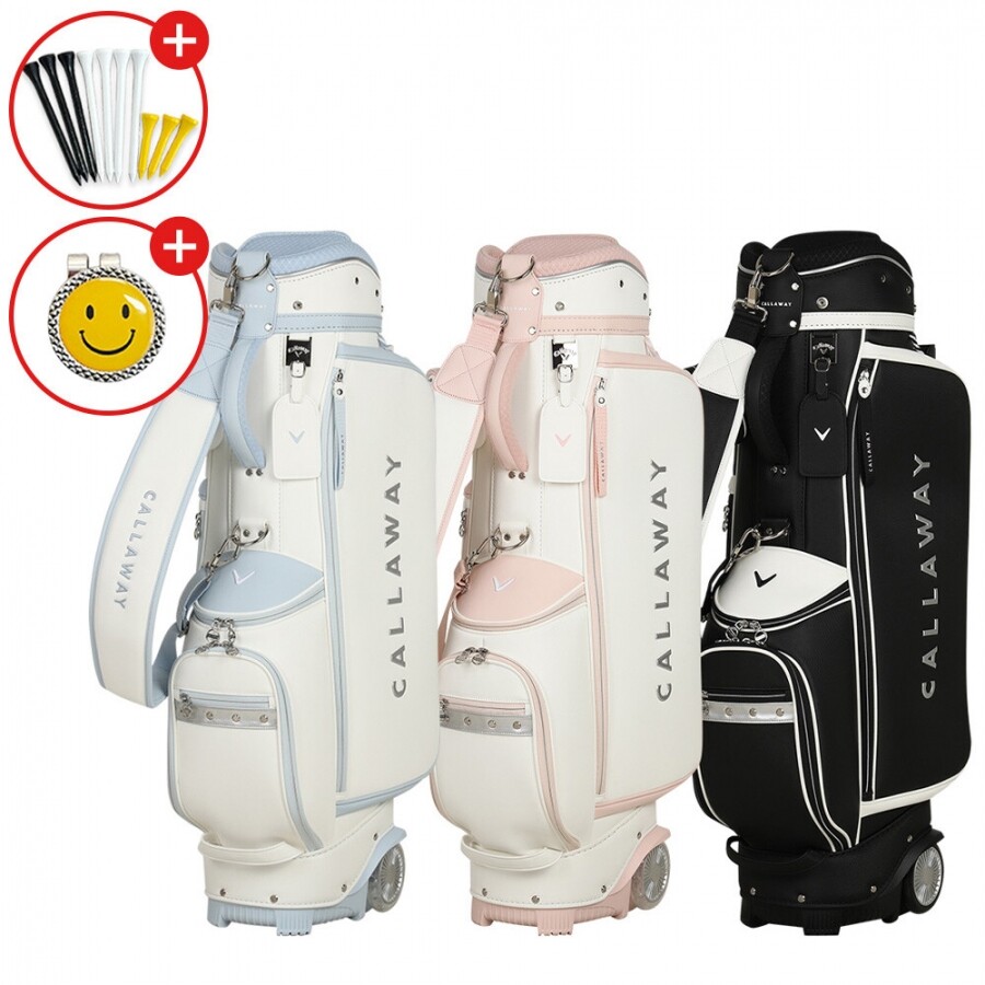 증정 [한국캘러웨이정품] 26년 캘러웨이 우먼스 스타웨이 (WMS STARWAY) 바퀴형 캐디백 GF