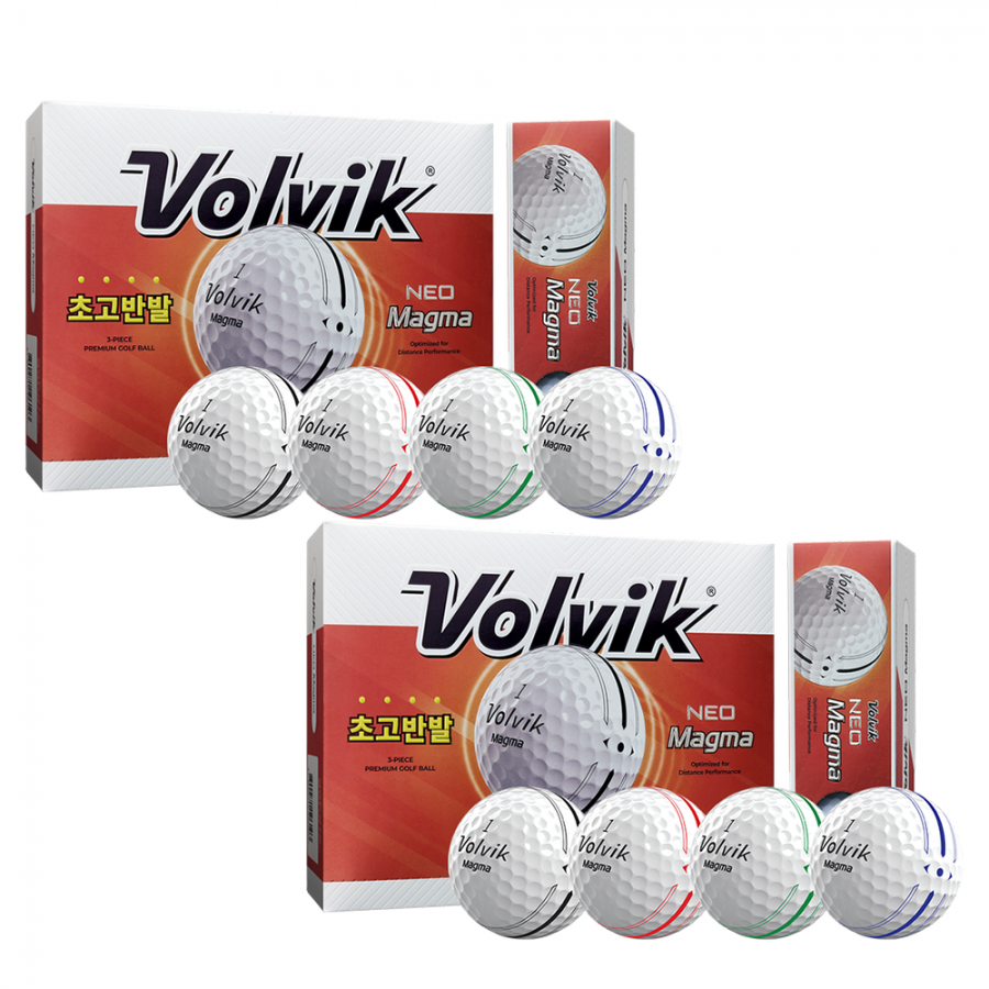 [볼빅정품] 26년 NEO MAGMA 3P 네오 마그마 골프공 2개 세트 GF