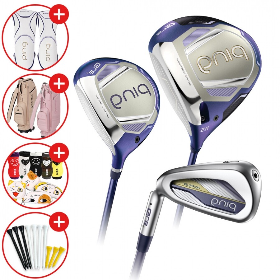 증정[삼양인터내셔날 정품] 핑 26년 GLE 4 여성용 조합풀세트(DR,FW,I) 좌타(특주) 캐디백증정 GF