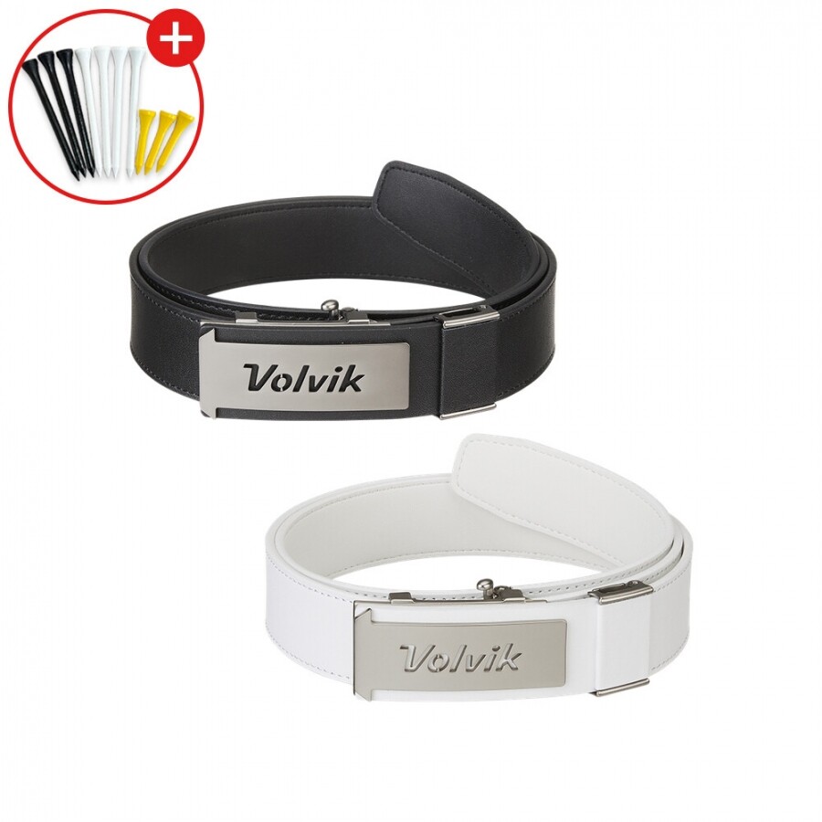 증정[볼빅정품]26 로고 소가죽 자동벨트 남성 골프벨트 GF