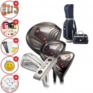 증정A [지브이투어정품] BM BLACK 남성용 골프채 풀세트 스틸 GF