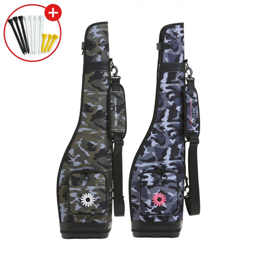 증정 글로벌니힐로 정품 더메이크 데이지카모 하프백 GF