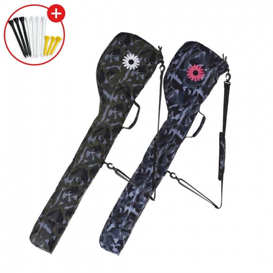 증정 글로벌니힐로 정품 더메이크 데이지카모 하프주머니 GF