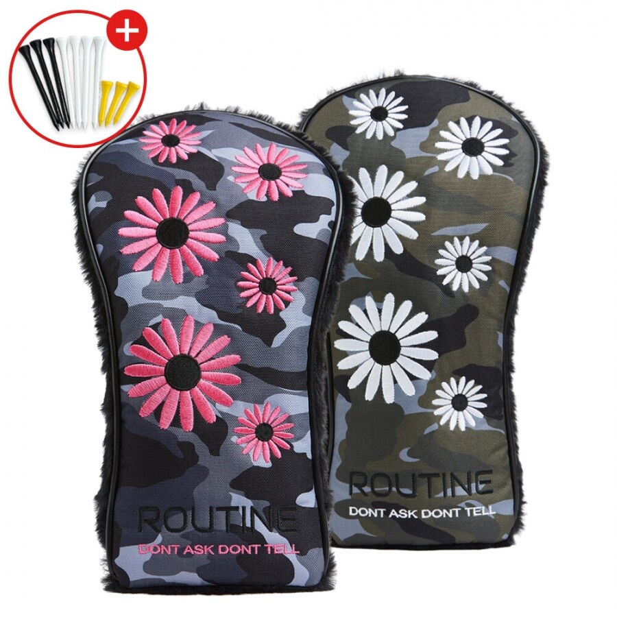 증정 글로벌니힐로 정품 더메이크 데이지카모 드라이버커버 GF