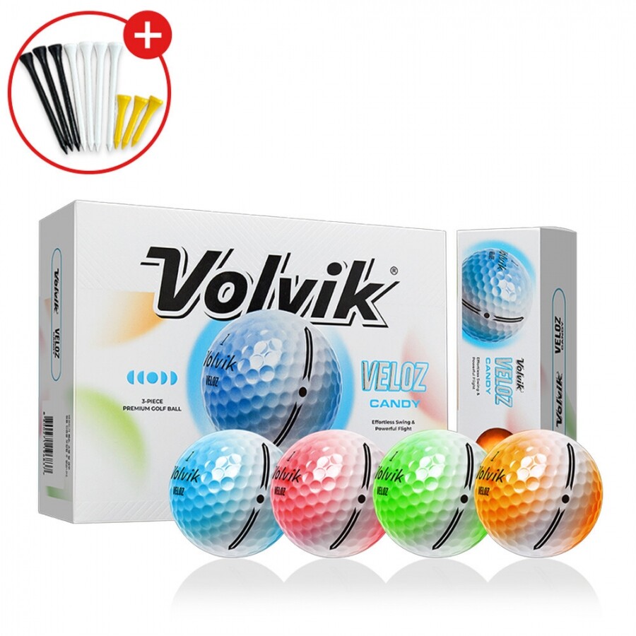 증정[볼빅정품] 26년 벨로즈캔디 초저압축 고반발 볼 3PC GF