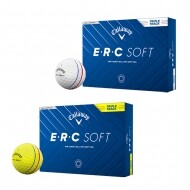 [캘러웨이정품] 로고무료인쇄 25년 ERC 소프트 트리플트랙 골프공(화이트/옐로우) 2개세트 GF