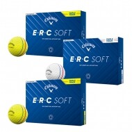 [캘러웨이정품] 로고무료인쇄 25년 ERC 소프트 트리플트랙 골프공(화이트/옐로우) 3개세트 GF