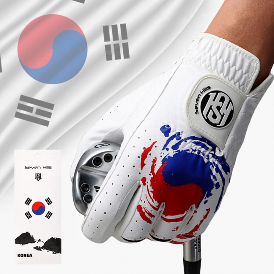 [아미스포츠 정품]세븐힐스 태극기 골프장갑 여성양손 장갑 GF
