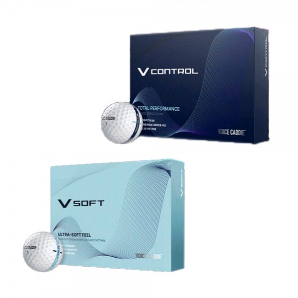 [보이스캐디정품] V-SOFT / V-CONTROL (2피스,3피스 12구) 10개 세트