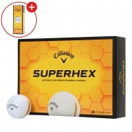 한국캘러웨이골프 26년 슈퍼핵스(SUPERHEX) 골프공 (1DZ 당 1슬리브 추가 증정) GF